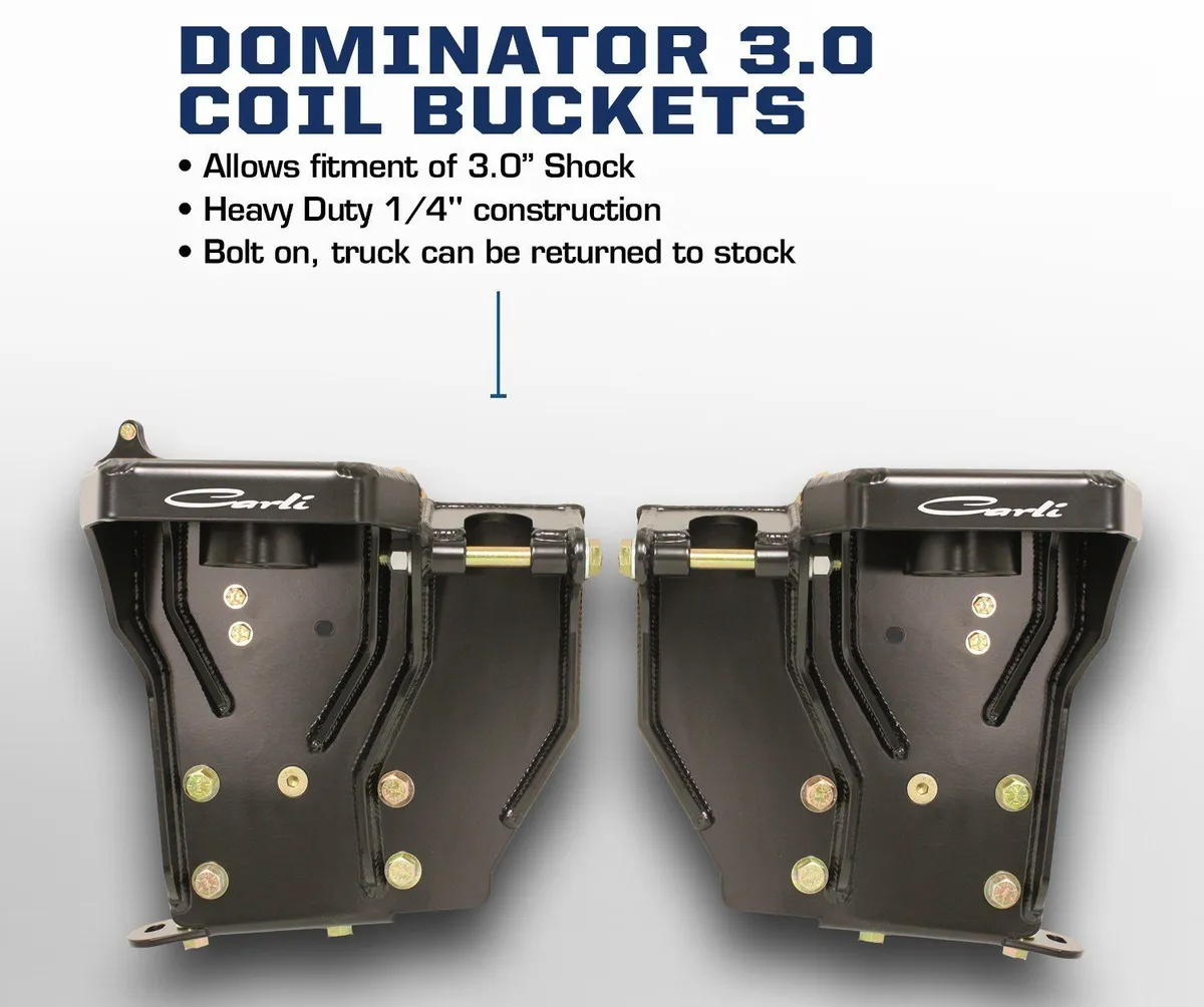 Carli Suspension Dominator 3.0 Coil Buckets 08-16 Ford SuperDuty product image