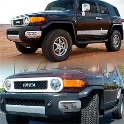 Toyota FJ Cruiser 07-14 Fog Lights With LED Daytime Running Lights W/Switch- Clear product image