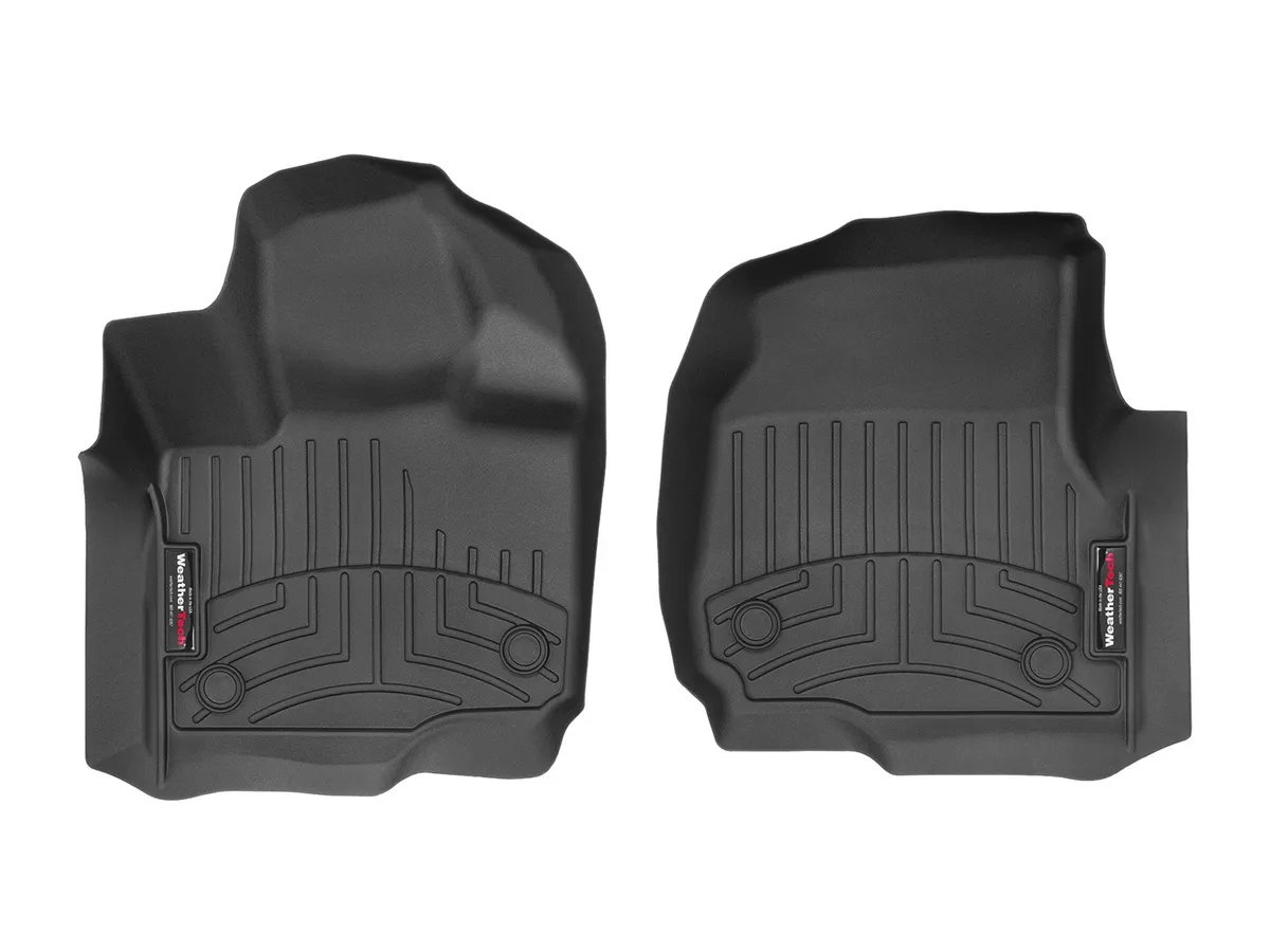 Weathertech FloorLiner™ DigitalFit®; Black; Front;