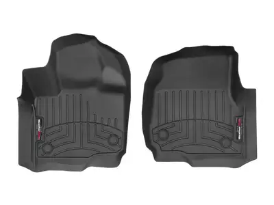 Weathertech FloorLiner™ DigitalFit®; Black; Front;