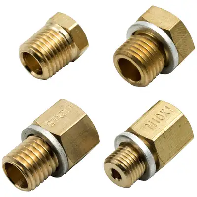 AutoMeter Adapter Kit - Oil Press 1/8-27 NPT to Metric