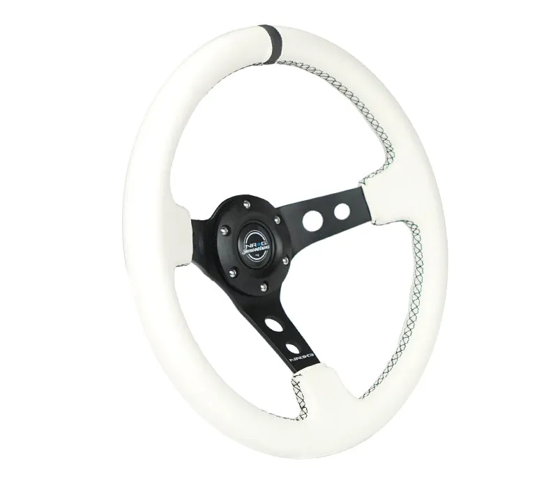 Steering Wheel 350mm 3in Dish Black Leather product image