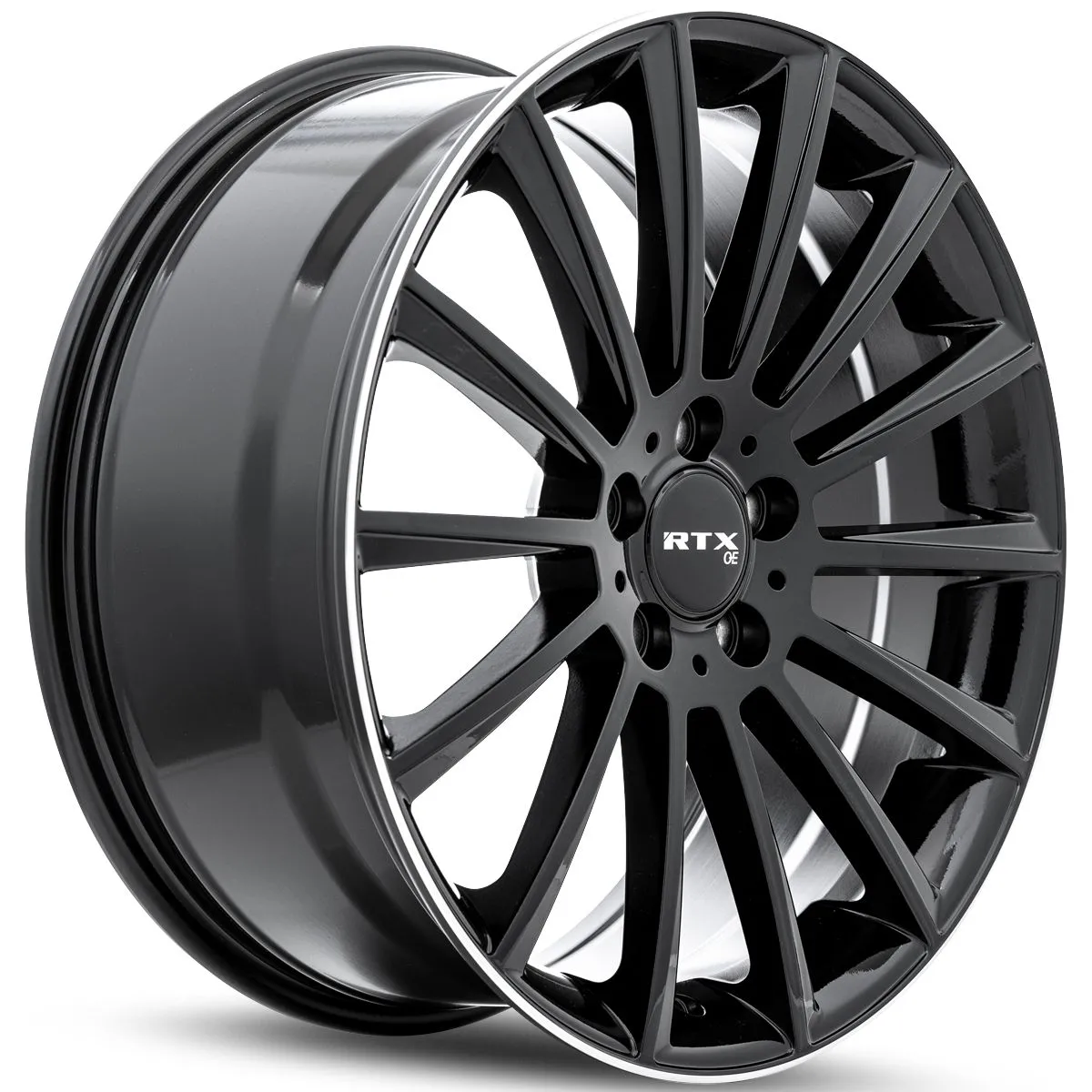 Mb02 20x8.5 5x112 Et38 Cb66.6 Gloss Black Milled Edge product image