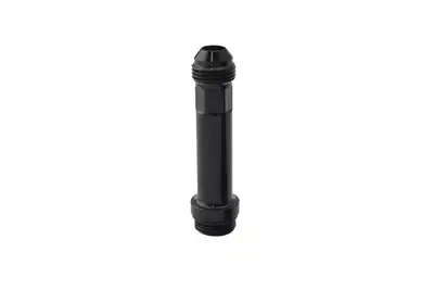 TurboSmart USA Billet Turbo Drain 70mm Extension AN-8 MALE to AN-8 orb PORT