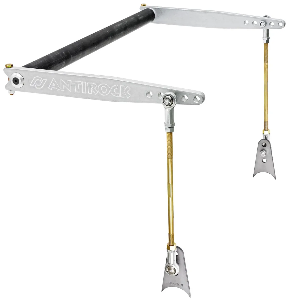 Antirock Sway Bar Kit Universal 45 Inch Bar 18 Inch Aluminum Arms RockJock 4x4 product image