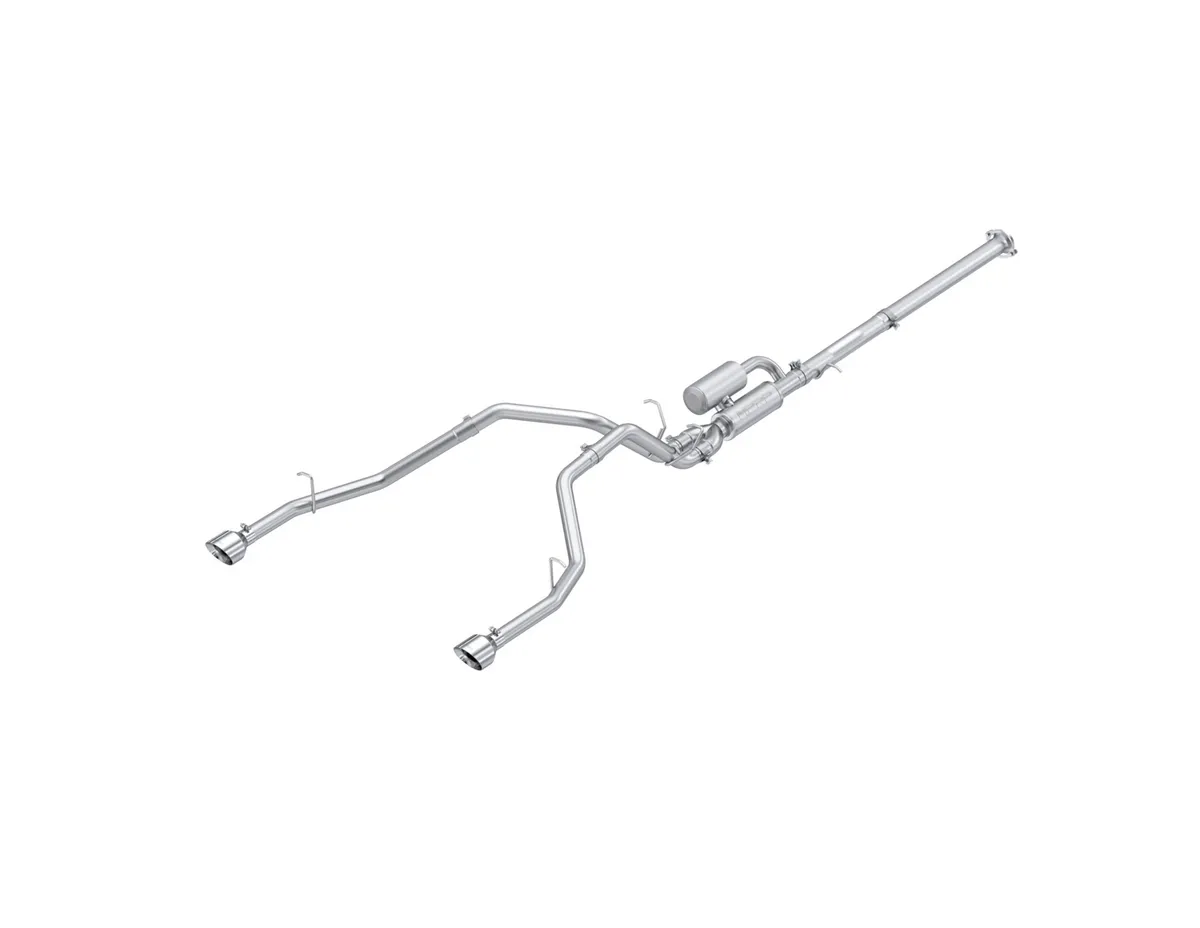 2025-Up Ram 1500 3.0L SST SO Armor Pro 3 inch Cat-back 2.5 Inch Dual Split Rear Exhaust with Polished Tips MBRP product image