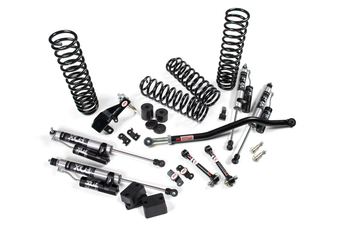 2007-2018 Jeep Wrangler JK J-Venture 4 Door 3.5 Inch Lift Kit w/ Fox 2.0 Performance Series Shocks JSPEC product image