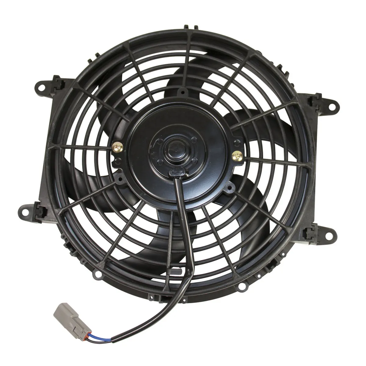 Universal Electric Cooling Fan Kit; 80 Watt; 10 in. Wide; 800 CFM; Incl. Radiator Fan/Mounting Adapters/Butt Connector/Wire Pigtail; product image