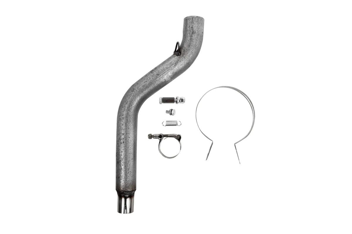 ATV Exhaust System With Sport Muffler; Slip-On System; 1.75 in. Inlet; 4.25 in. Diameter Body; Chambered Muffler; product image