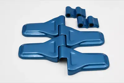 Distinction Applied Distinction Applied 2018 - 2025 Jeep Wrangler Gladiator Jeep Wrangler JL/ Gladiator door hinge covers - 4XE Electric Blue DA_HNGCVR_4XE