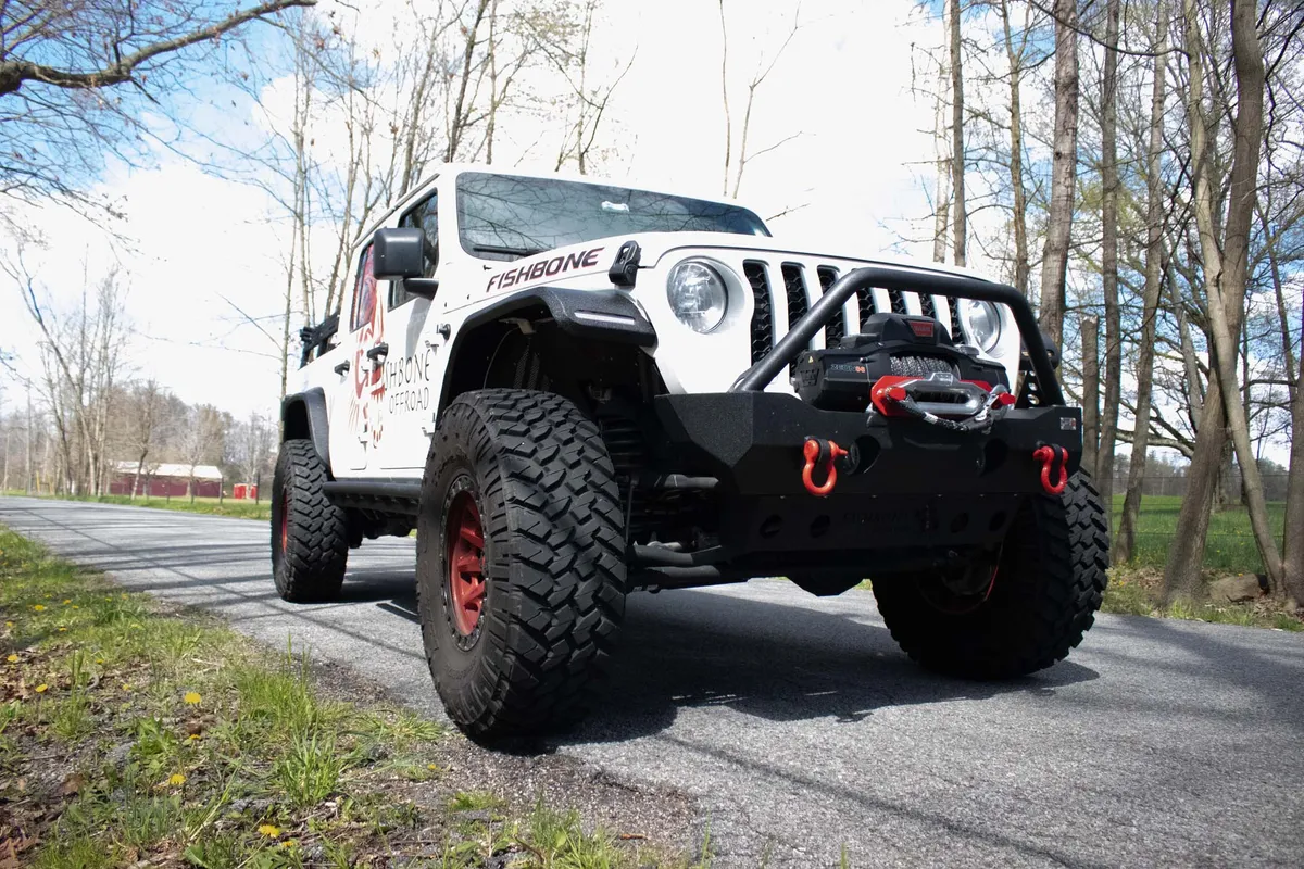 Fishbone Offroad Front Steel Elite Fenders for 2018-Current Jeep Wrangler & 2020-Current Jeep Gladiator FB23454F product image