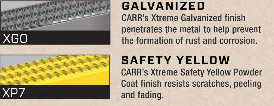 CARR - 501030 - WTS; 12 in. Retractable Step (Undermount,Ext Flat Surf); XP3 Blk /Glvznd product image