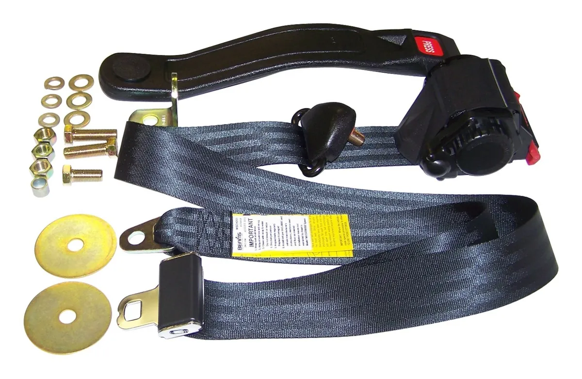 1982-1983 CJ-5 CJ Black; Shoulder Strap; 3 Point; Retractable 1982-1986 CJ-7 CJ Black; Shoulder Strap; 3 Point; Retractable 1982-1986 CJ-8 CJ Black; Shoulder Strap; 3 Point; Retractable 1987-1995 Wrangler YJ Black; Shoulder Strap; 3 Point; Retractable product image