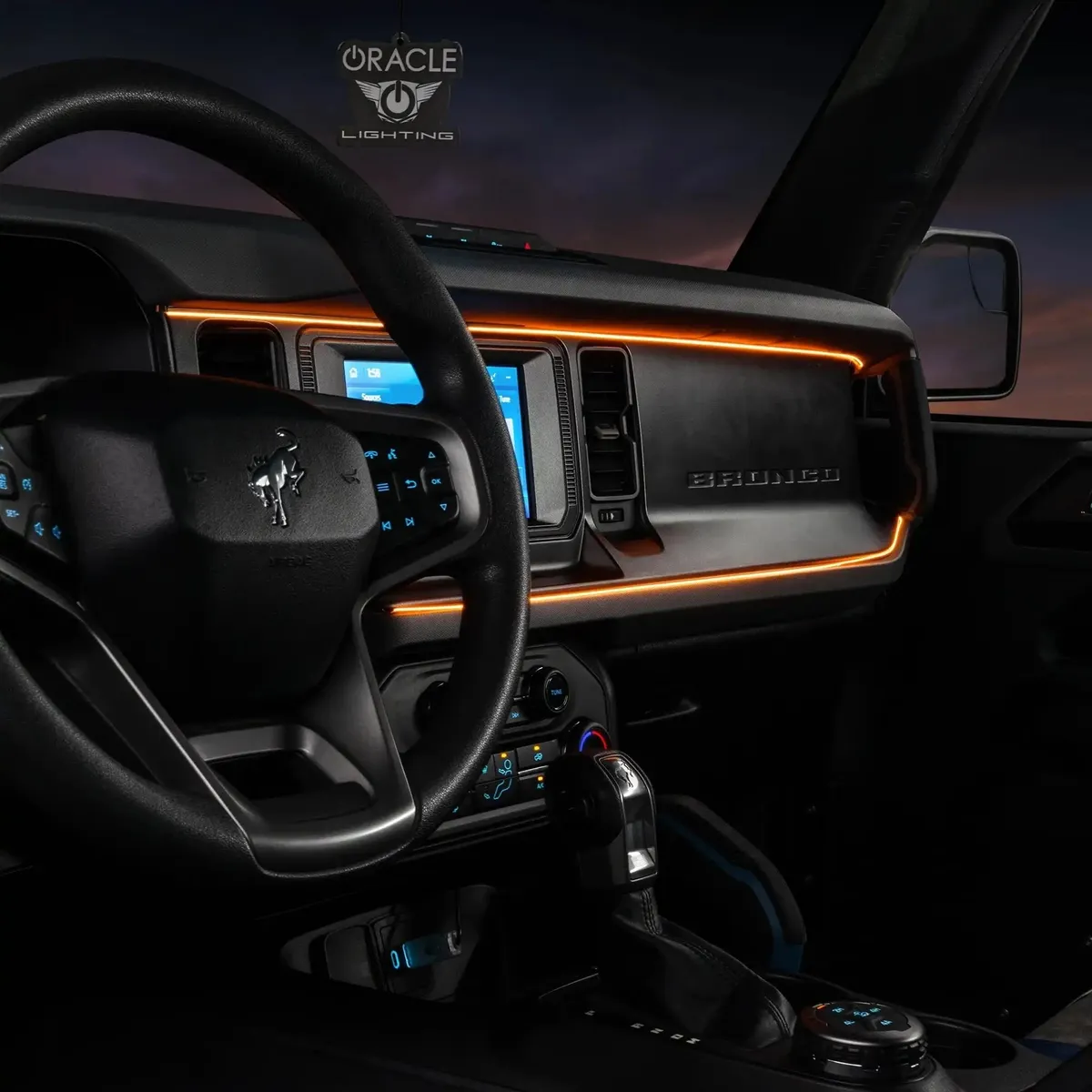 2021-2025 Ford Bronco Dynamic ColorSHIFT LED Dash Kit - USB Plug & Play Interior Lighting product image