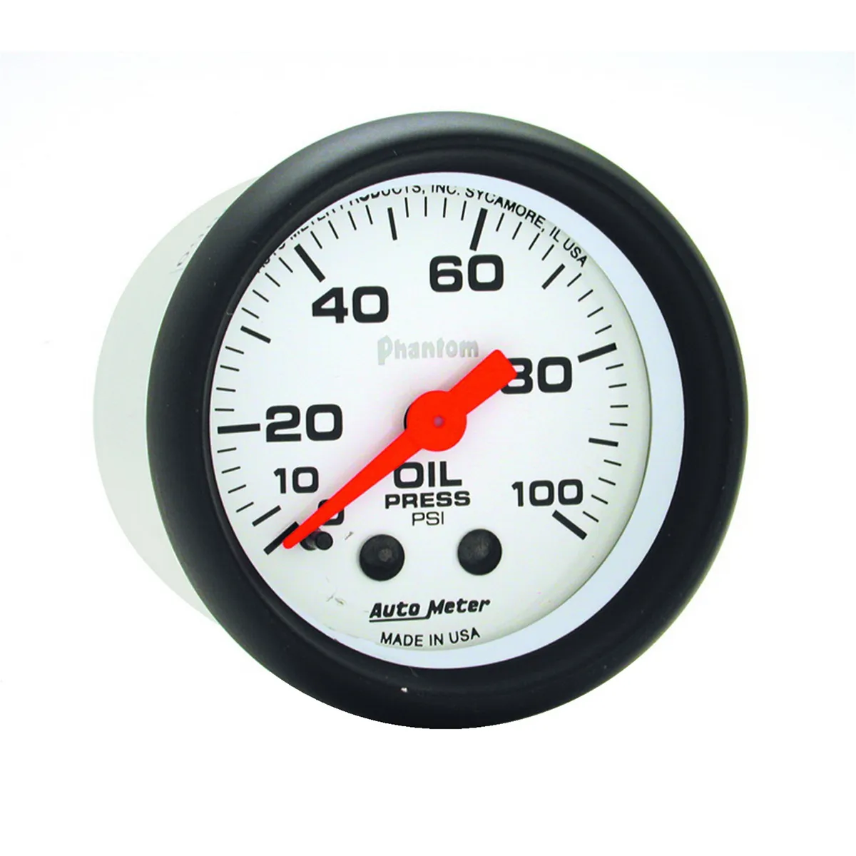 Gauge, Oil Pressure, 2 1/16", 100psi, Mechanical, Phantom product image