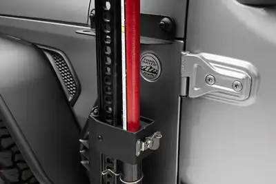 Go Rhino Go Rhino 701011T Exterior Hi-Lift Jack Mount with Clamp for Jeep Wrangler JL, JLU, Gladiator JT