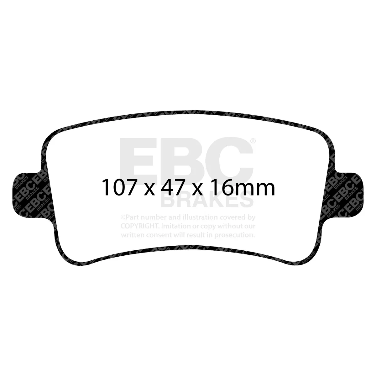 EBC Brake Pad Disc Rotor Full Kit; Front And Rear Axles; 2-Piece Fully-Floating Brake Discs; product image