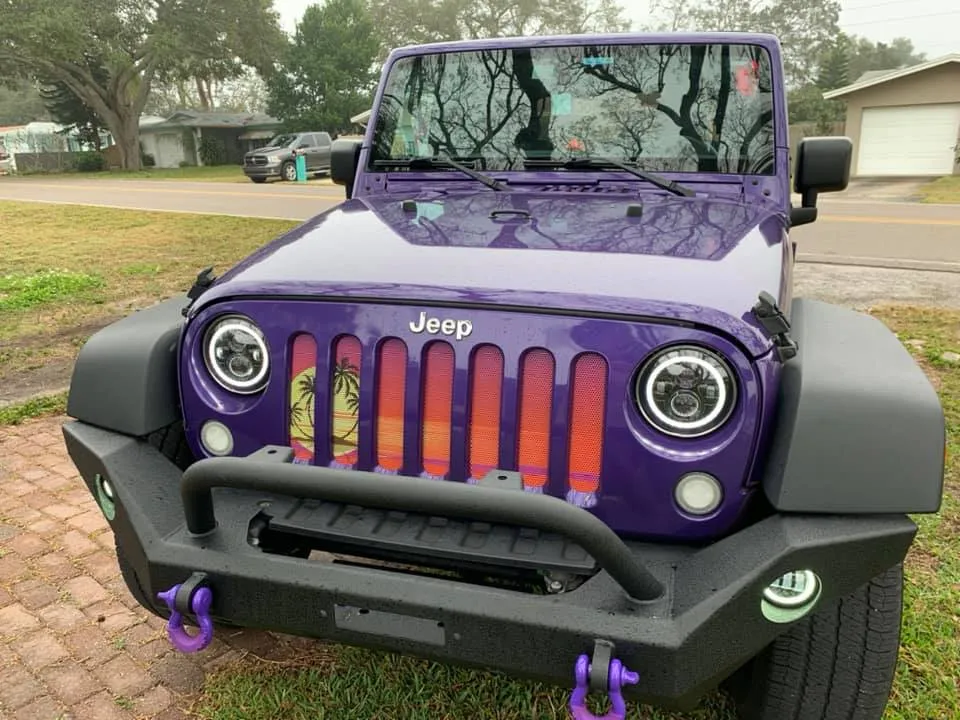 Endless Summer Collection - Palm Tree Grille Inserts product image