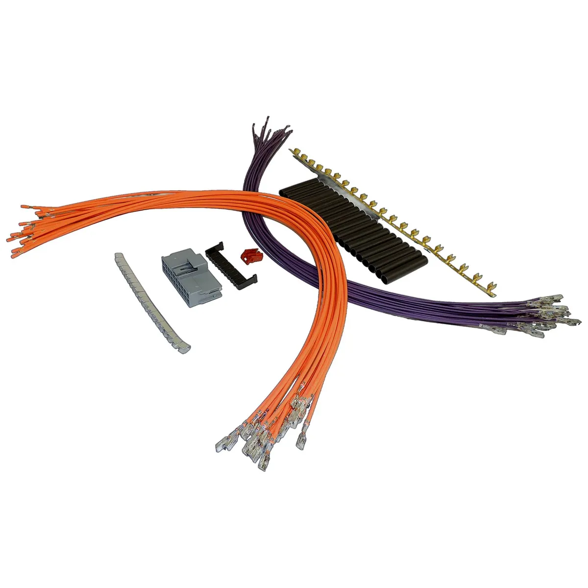 Multi Colors Wiring Harness Repair Kit Multifunction Switch Harness Repair Kit;includes Connector, Wiring, Terminals, Shrink Tubing, And Clips product image