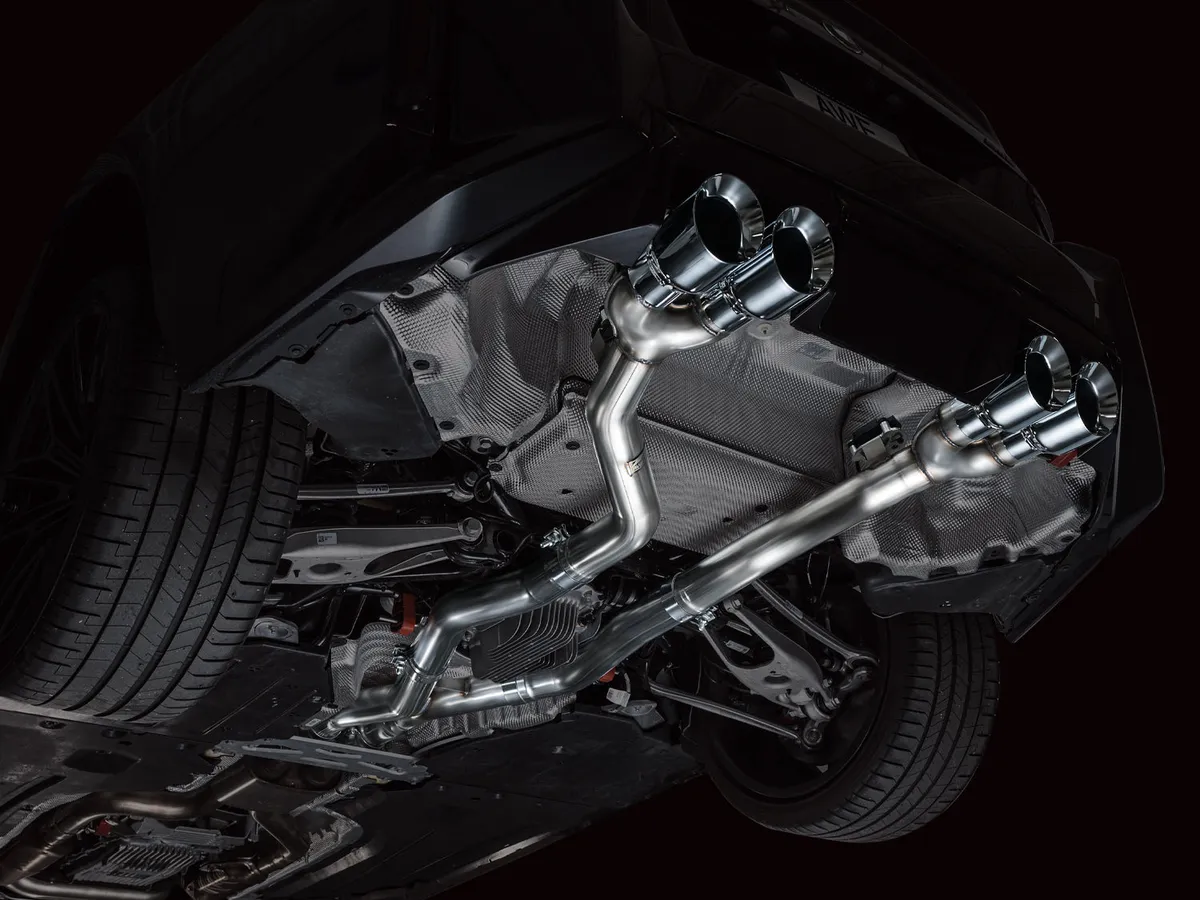 AWE SwitchPath™ Exhaust for BMW G87 M2 - Chrome Silver Tips product image