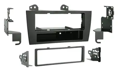 Metra Electronics TURBOKits; Radio Installation Kit; Incl. Instructions/Hardware/Under-Radio Storage Pocket/Snap-In ISO Support System; High-Grade ABS Plastic; Matte Black;