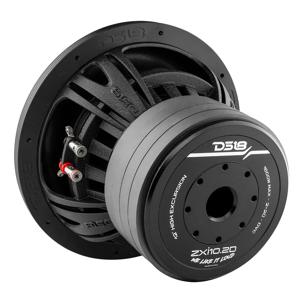 Zxi 10" High Excursion Subwoofer Quad Stacked Magnets | 800w Rms Dvc 2-Ohm product image