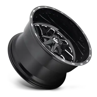 Fuel Off-Road Aluminum Wheels 20X12 Triton D581 5 On 114.3/5 On 127 Gloss Black/Milled 78.1 Bore -43 Offset Mesh Spoke Fuel Off Road Wheels