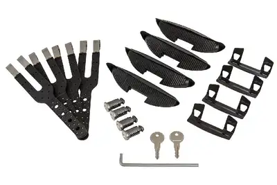 Rhino-Rack USA Stealthbar Hardware Kit (Short Strap / Custom Rubber)