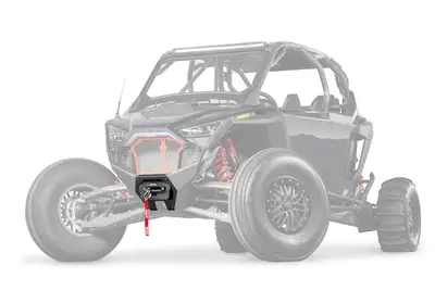 Warn Warn - Winch Mounting Kit For Polaris Rzr. For Use With Any Warn Vrx Winch.
