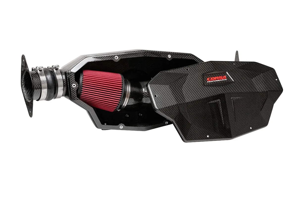 Corsa Performance C8 Corvette Carbon Fiber Air Intake with DryTech 3D No Oil Filtration product image