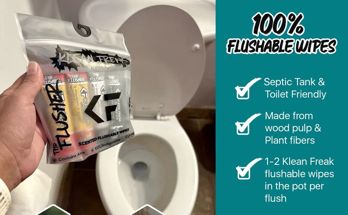 Klean Freak The Flusher - 100 Pack Georgia Peach FHGP10 product image