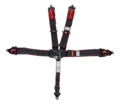Butler Built Harness 5pt L&L P/U 3in Black