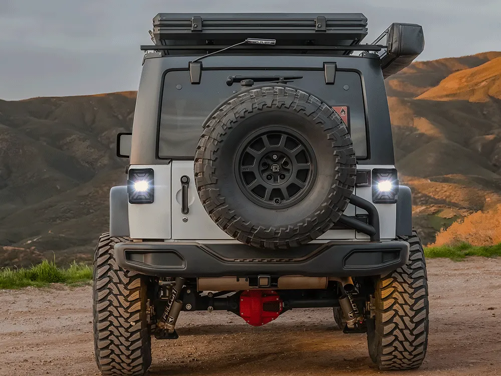 Smoked LED Tail Lights for Jeep Wrangler JK 2007-2018 product image
