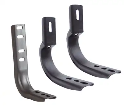 Go Rhino RealTruck (Go Rhino) Brackets for OE Xtreme cab length SideSteps 2005-2023 Toyota Tacoma; Double Cab