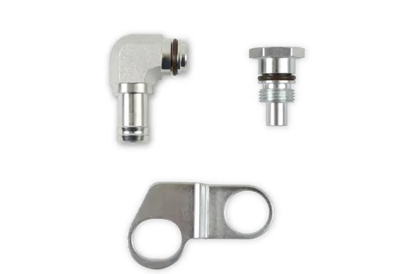 Earl's Remote Reservoir Adapter Kit for Saginaw Type II Power Steering Pumps product image
