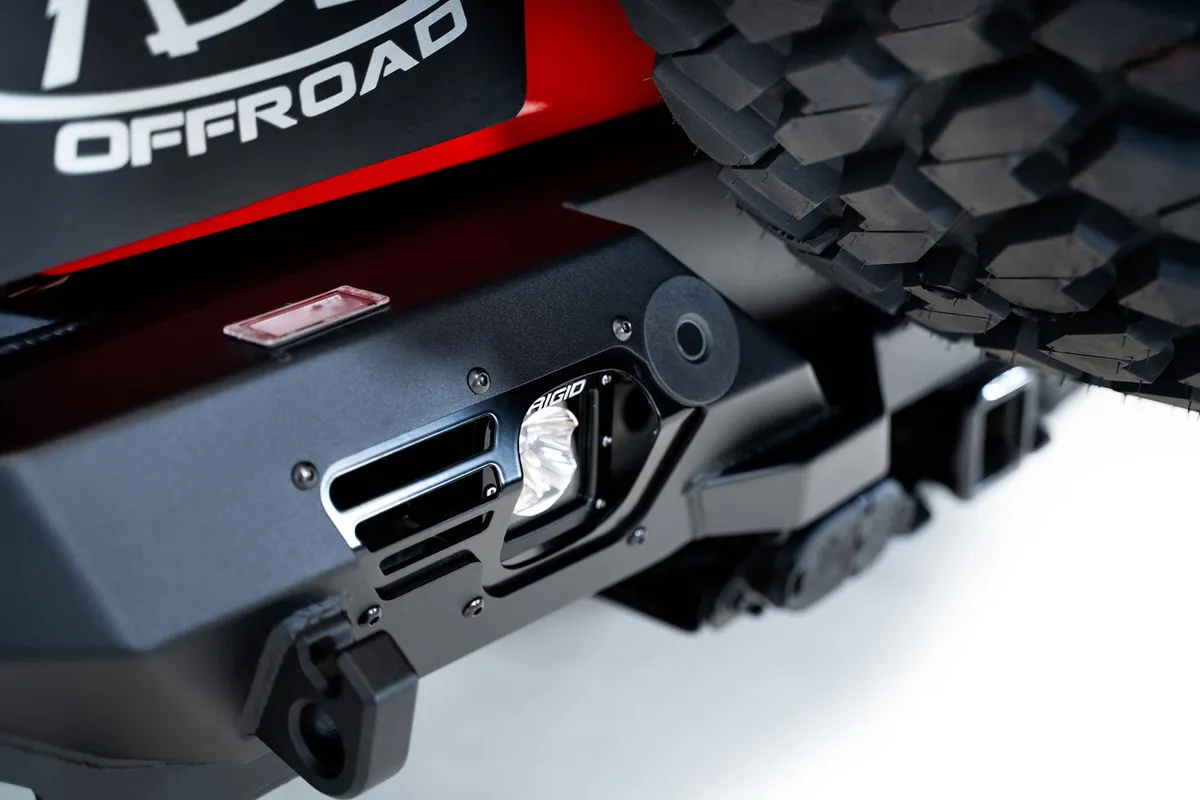 21c Ford Bronco Bomber Rear Bumper Black Powdercoat Finish product image