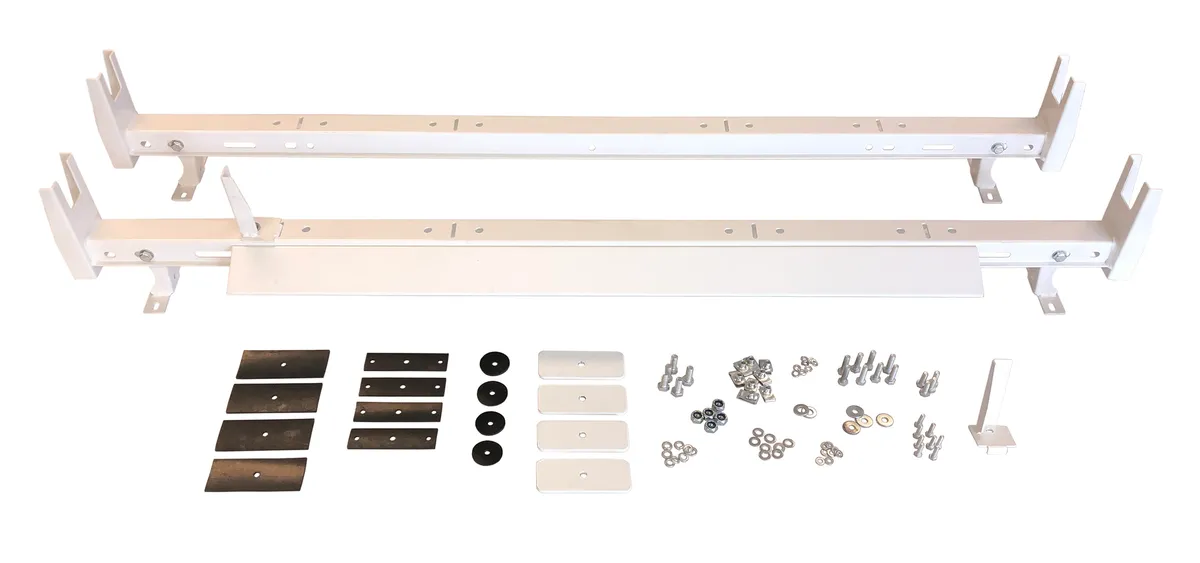 TrailFX Van Rack 2 Bar Non rg Mount White