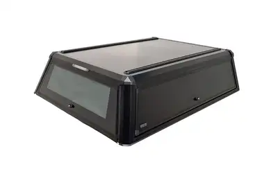Westin 24c Gladiator Exp Truck Cap With Sliding Front Glass Black