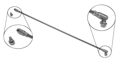 Steinjager Steinjäger 1/4-28 Carburetor LInkage 26.00 Inches Long