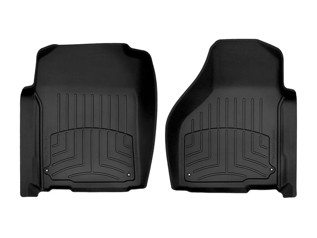 Black Front FloorLiner HP RAM Ram 1500 2012 Regular and Quad CabDriver and Passenger Floor hooks product image