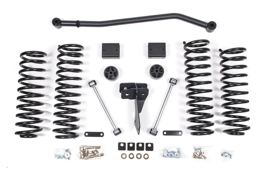 Zone Offroad 12-18 Jeep Wrangler JK 2 Door 4 Inch Coil Spring Lift Kit No Shocks Zone Offroad