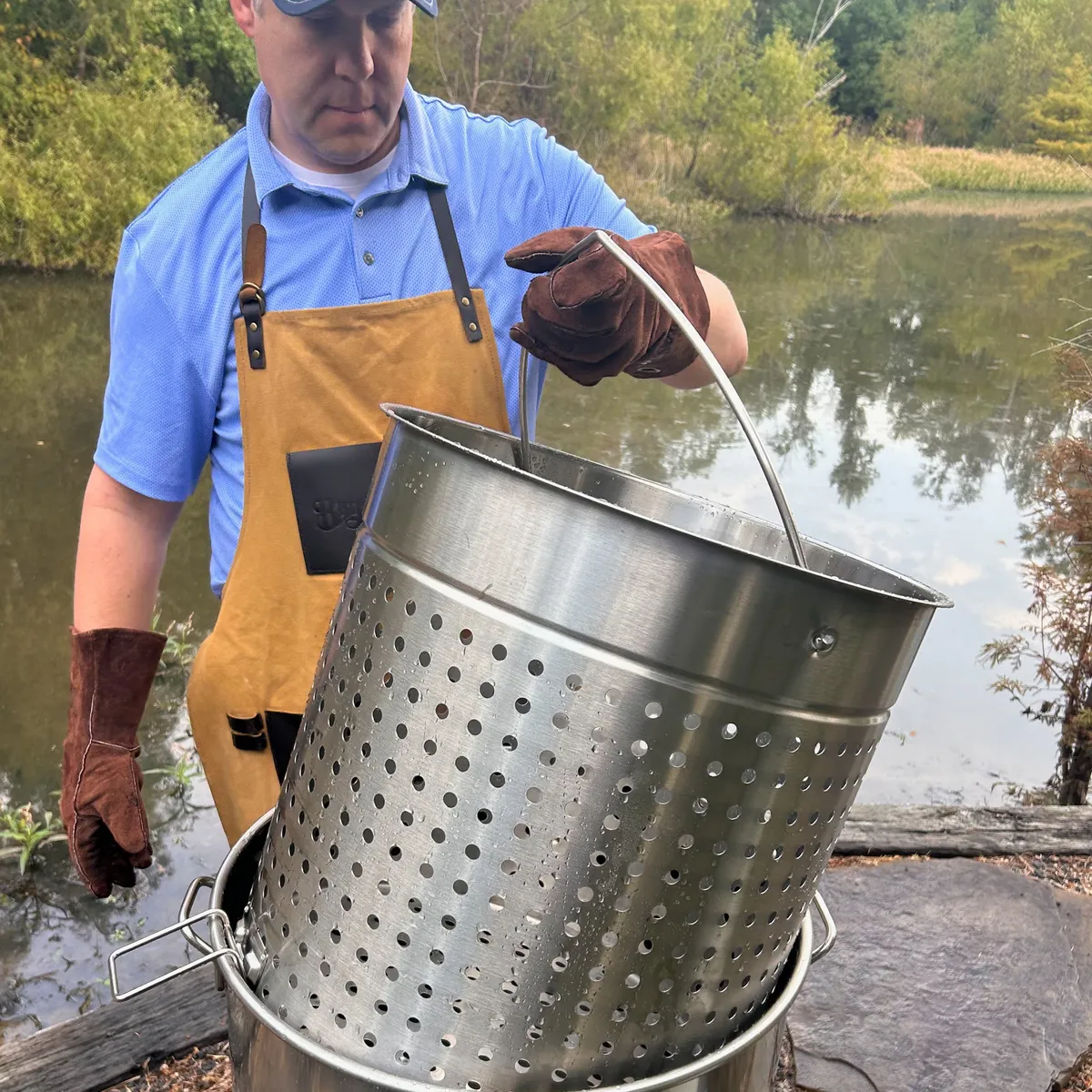 102qt Stainless Bayou Boiler With Basket product image