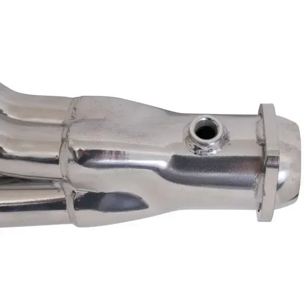 Ford Mustang 5.0 1-5/8 Long Tube Exhaust Headers Automatic Trans Polished Silver Ceramic 79-93 product image