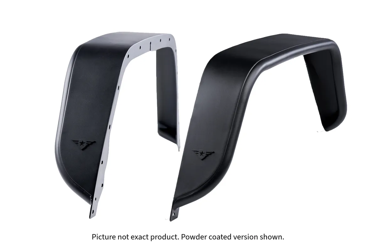 Combat Off Road Combat Off Road Jeep JT Full Assault Raw Aluminum Fender Kit - Front 35-1176