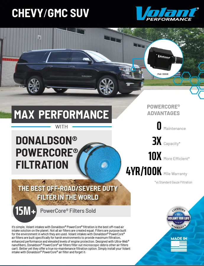 MaxFlow 5 Oiled Filter Closed Box Air Intake; Round; Oiled; 6.0 in. Flange; 7.5 in. Base; 4.75 in. top; H-8.0 in.; Fits PN[5119]; product image
