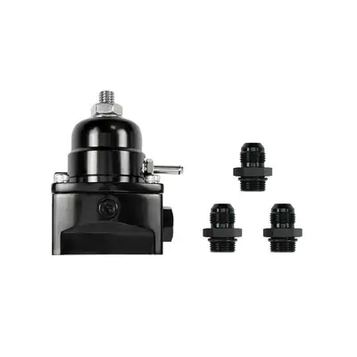 Aces Fuel Injection Inc Fuel Pressure Regulator Black