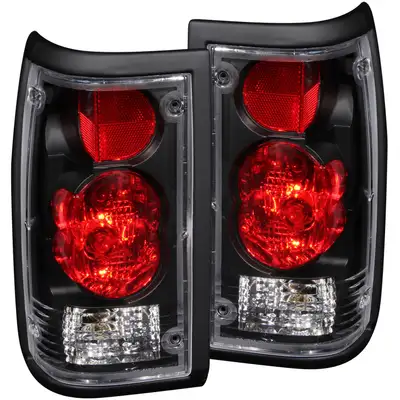 ANZO USA Mazda B2000/B2200/B2600 Pickup 86-93 Tail Lights Black
