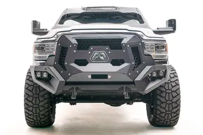 Fab Fours Grumper Crash Bar; 2 Stage Black Powder Coated;