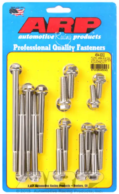 ARP Auto Racing Ford 289-302 SS hex aluminum water pump and front cover bolt kit