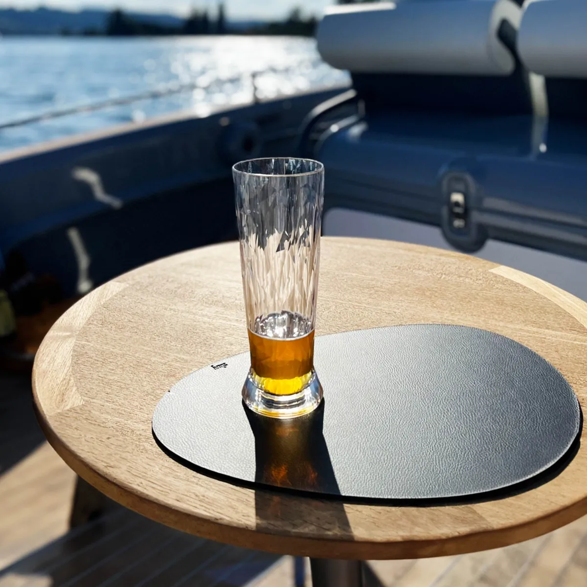 Metal Nano Gel Placemat LARGE BLACK product image